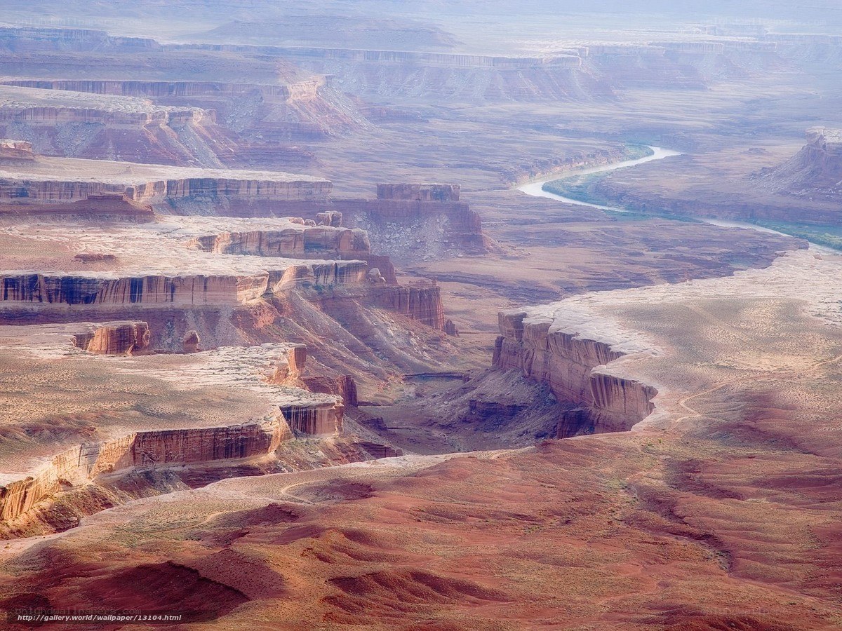 Canyon landscape with river
