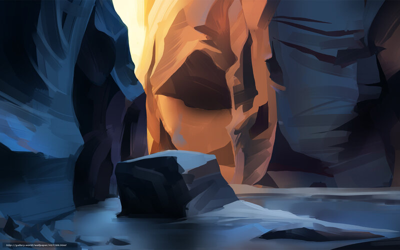 canyon light and shadow