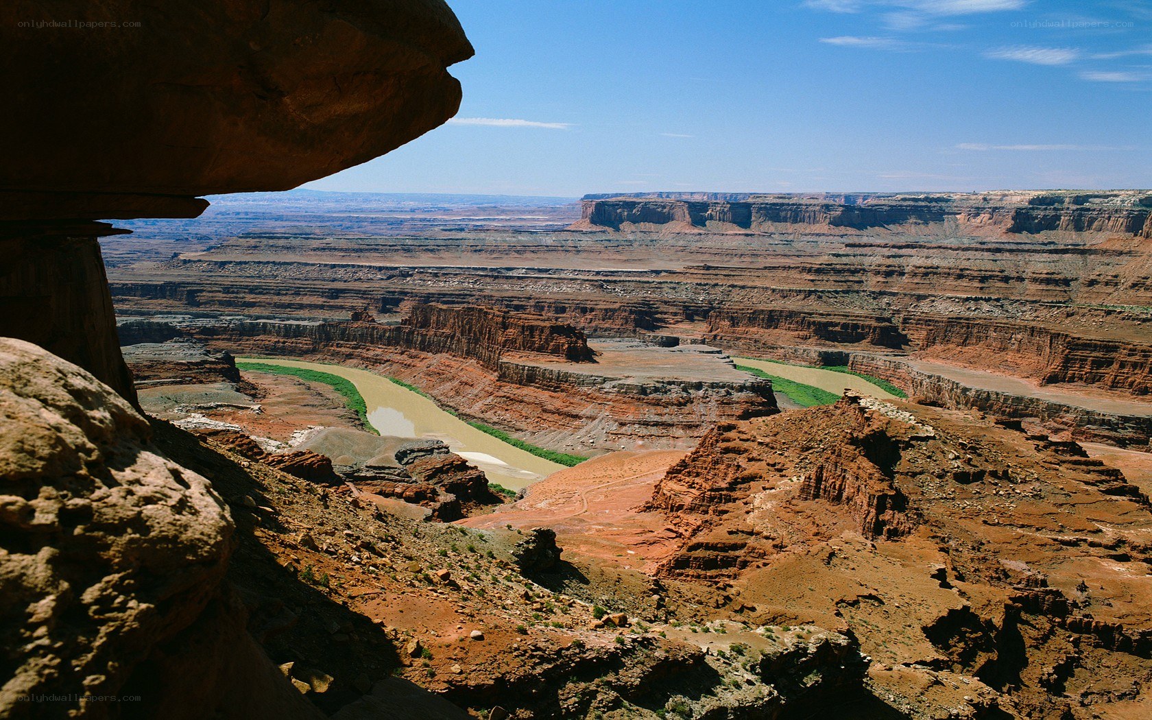 Canyon river landscape