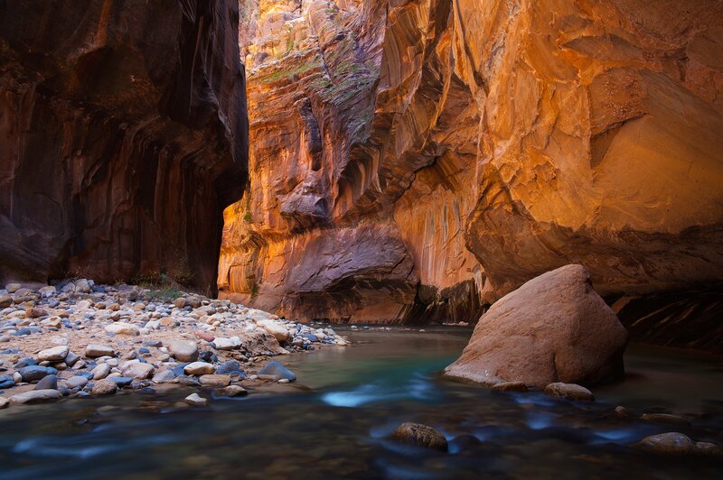 Canyon Stream and Rocks