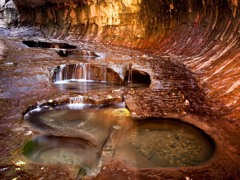 Canyon Stream with Pools