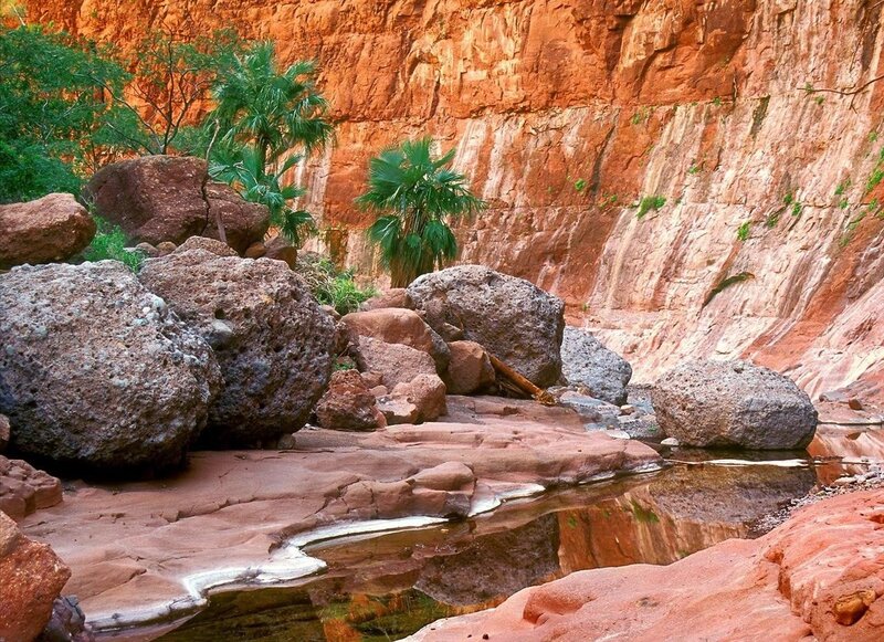 Canyon Stream with Rocks