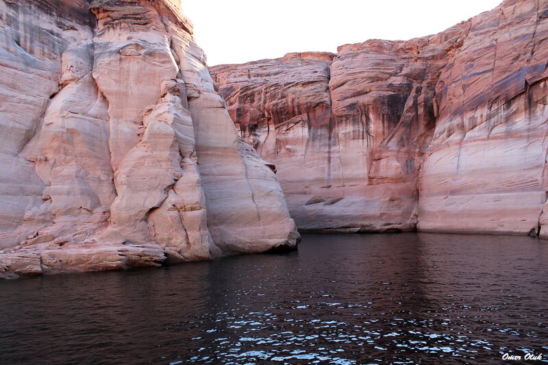 Canyon walls by the water