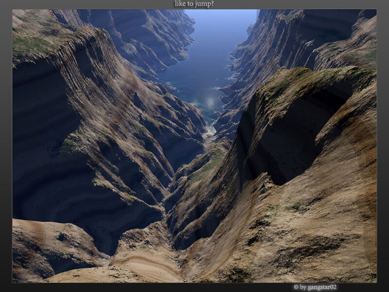 Canyon with Ocean View