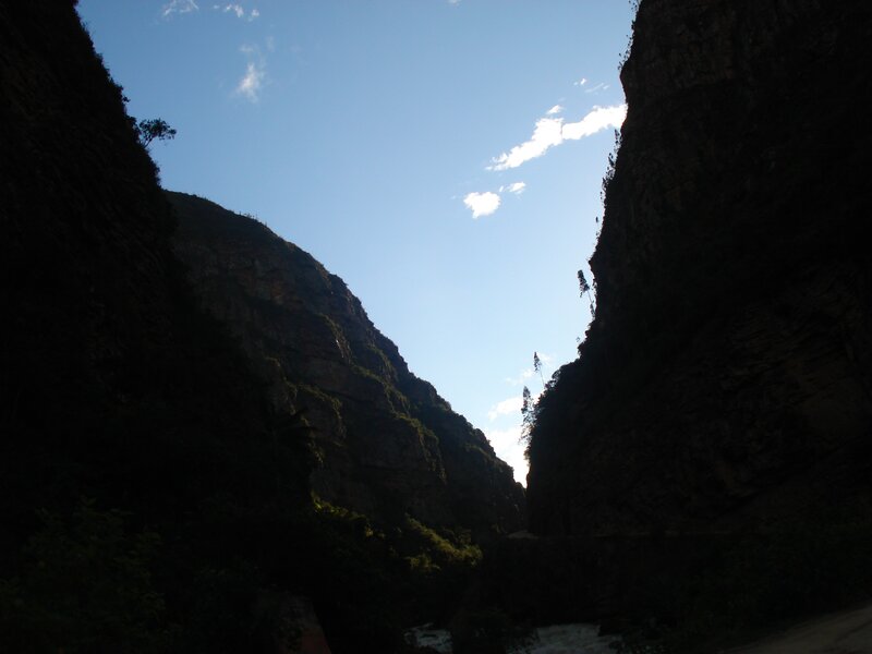 Canyon with river view