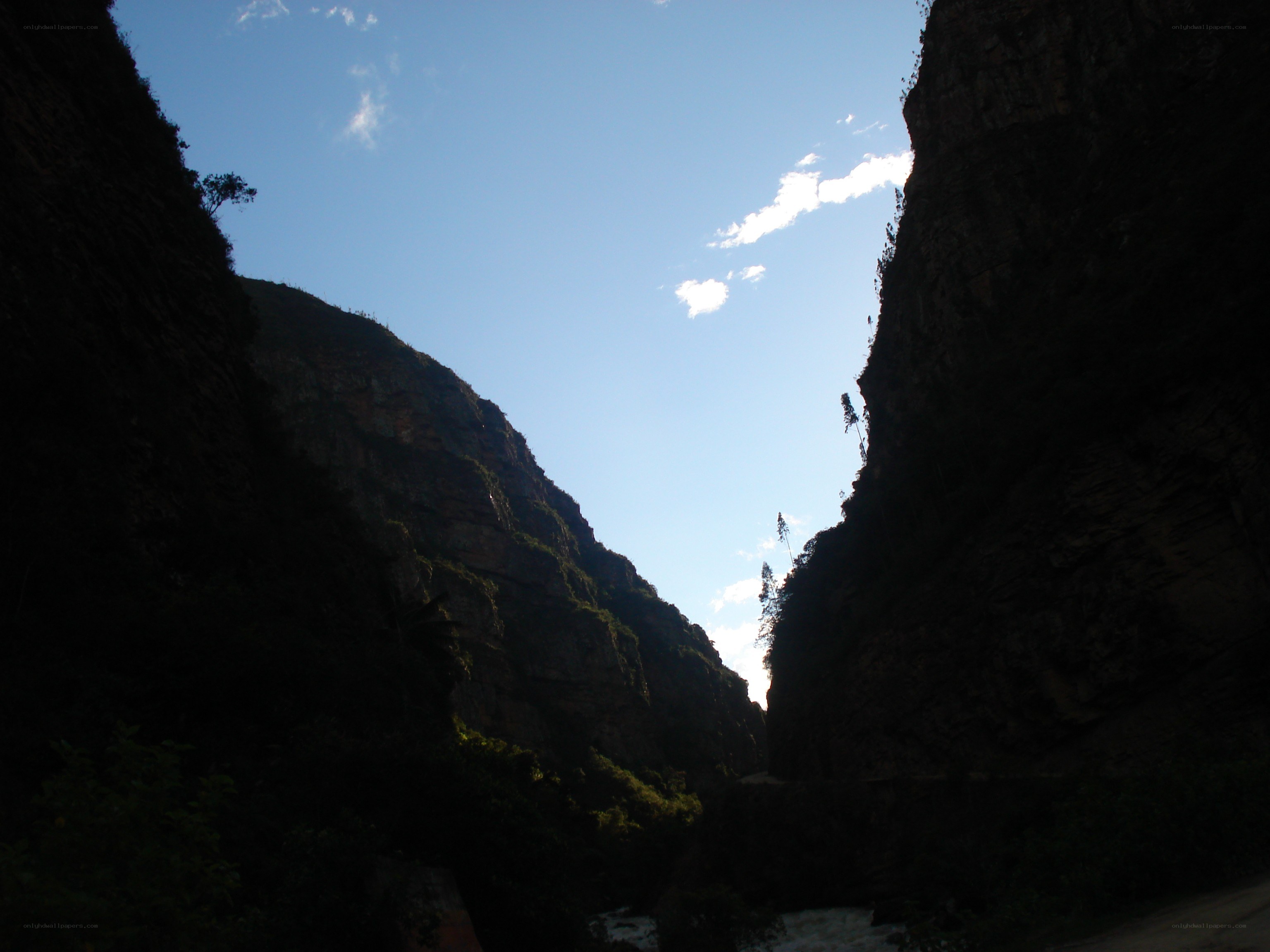 Canyon with river view
