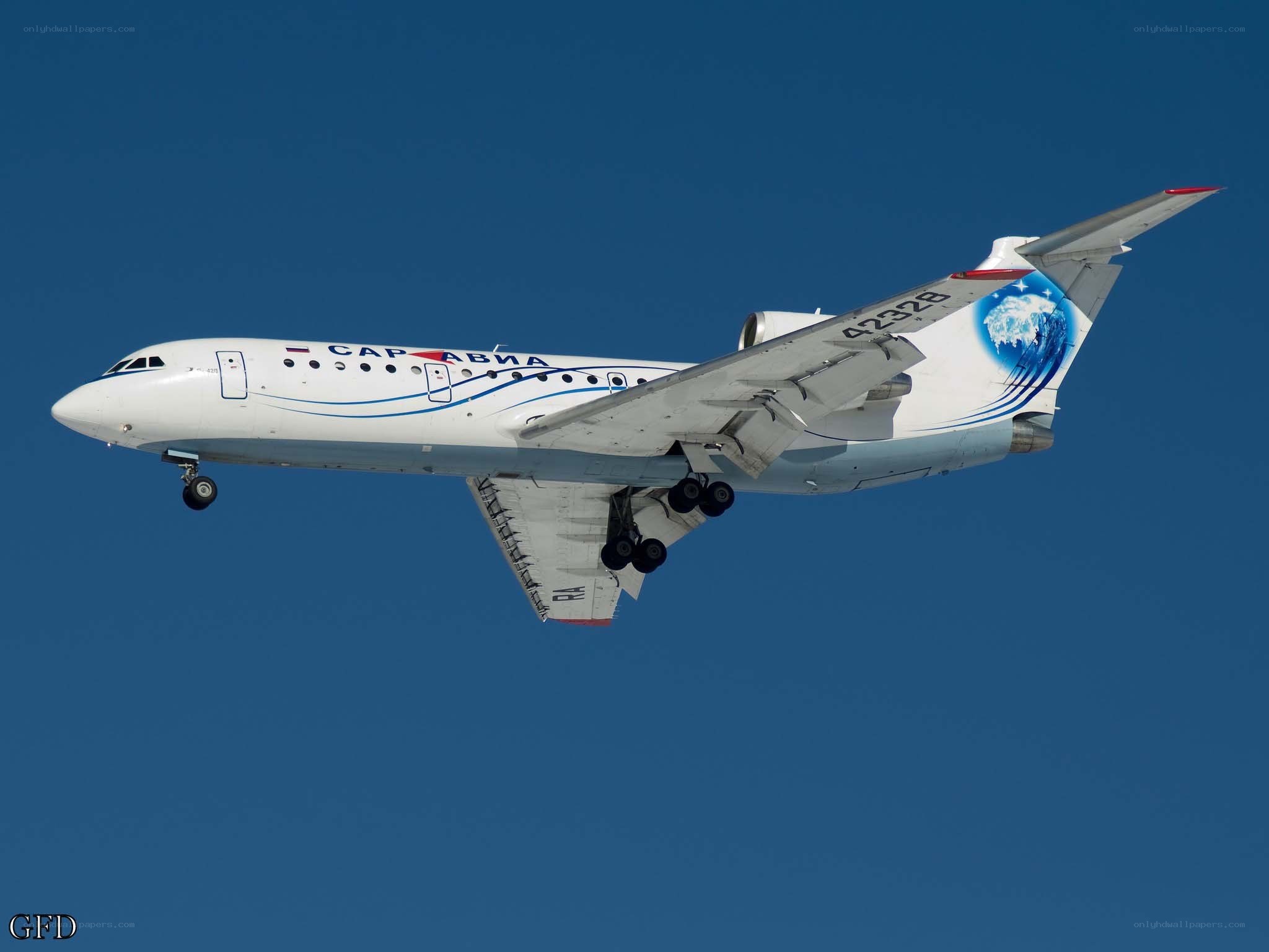 Cap Avia aircraft in flight
