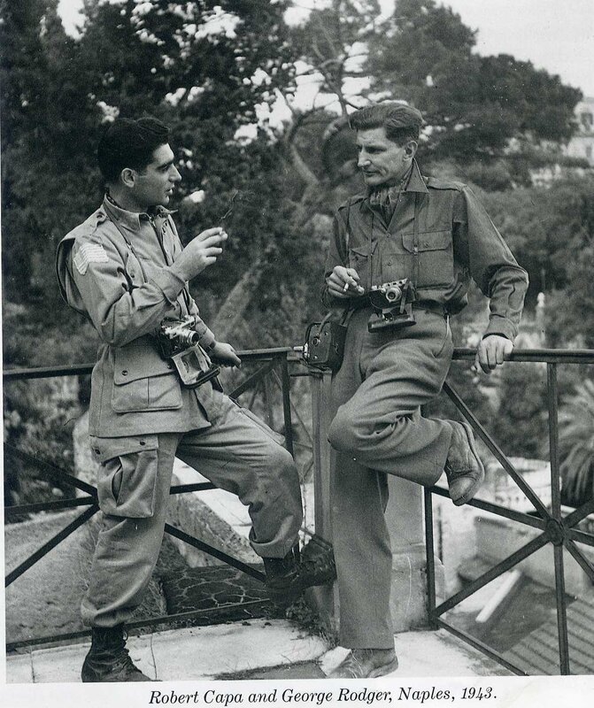 Capa and Rodger in Naples