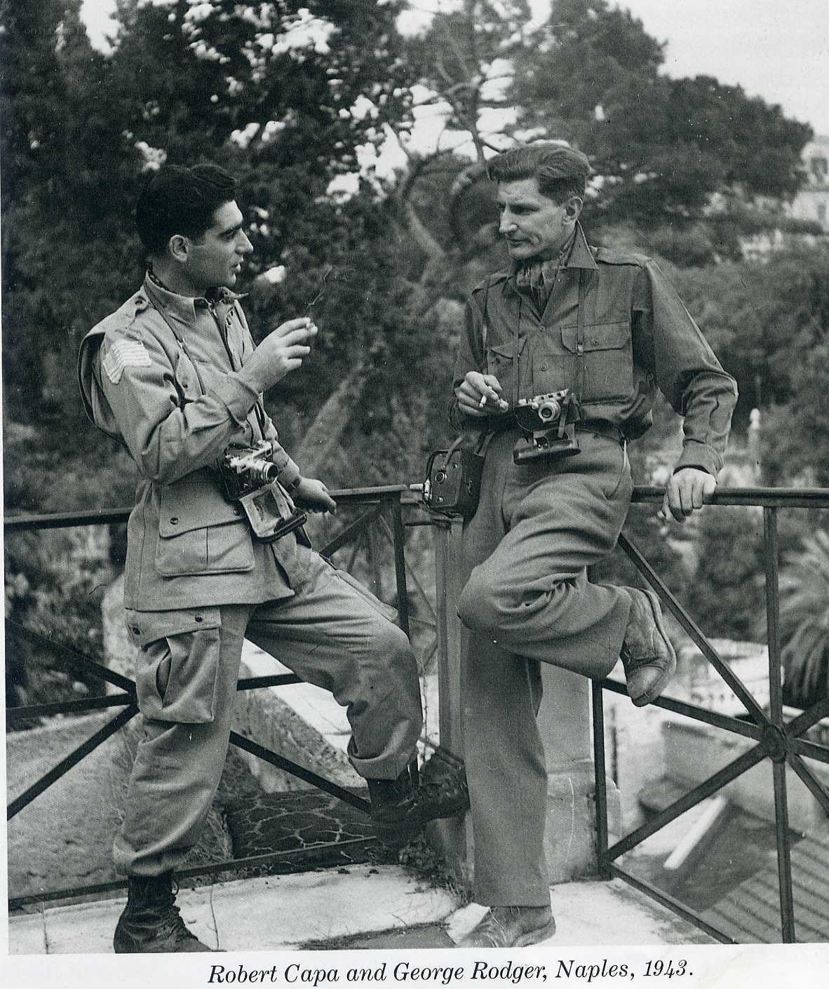 Capa and Rodger in Naples