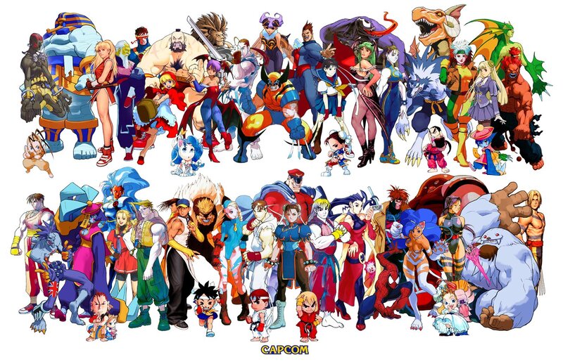 Capcom fighting game characters