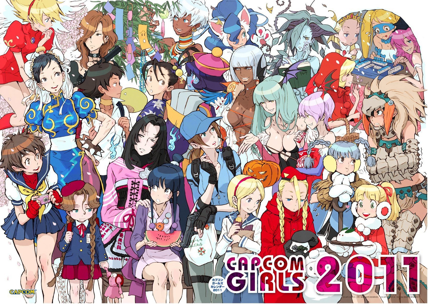 Capcom Girls 2011 art collection
