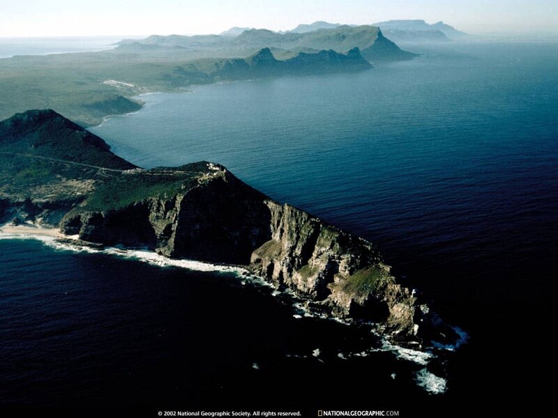 Cape of Good Hope aerial view