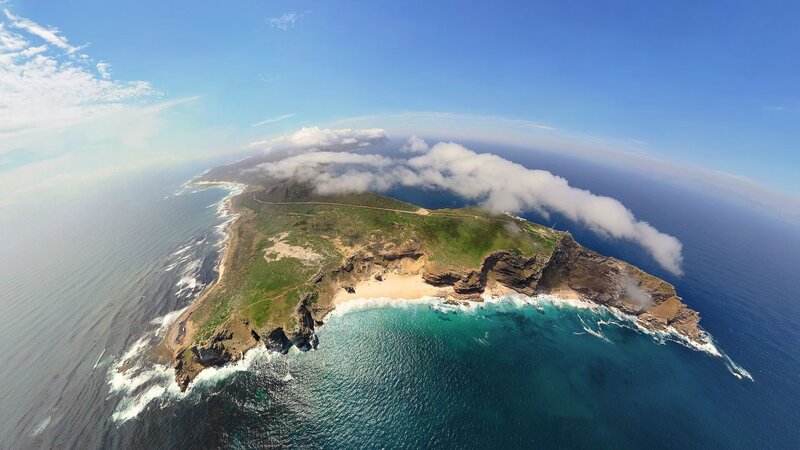 Cape of Good Hope aerial view