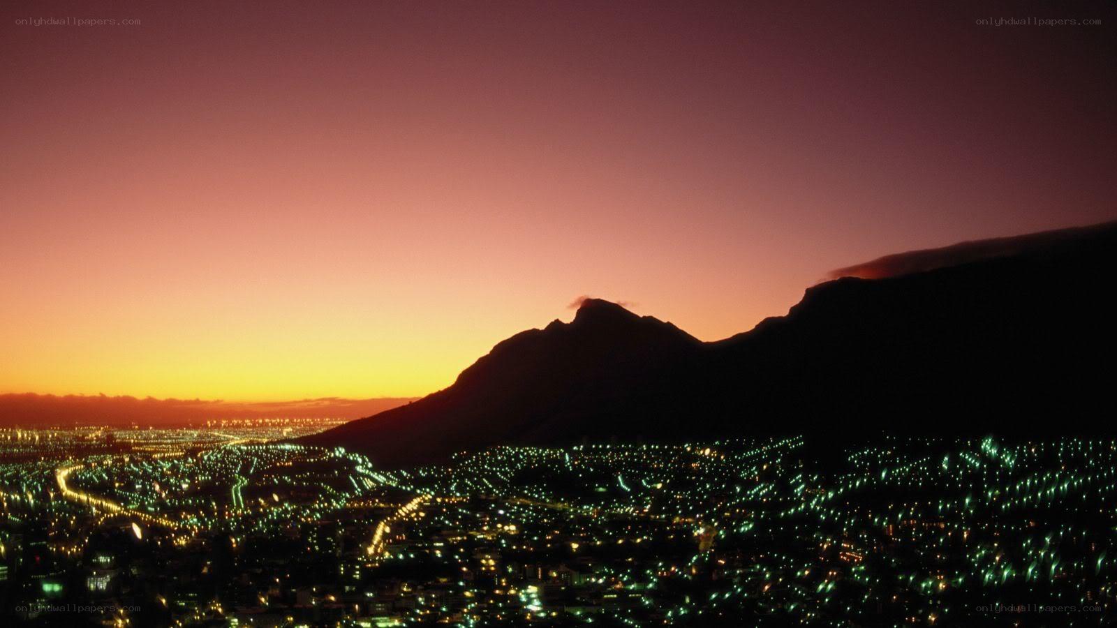 Cape Town at dusk