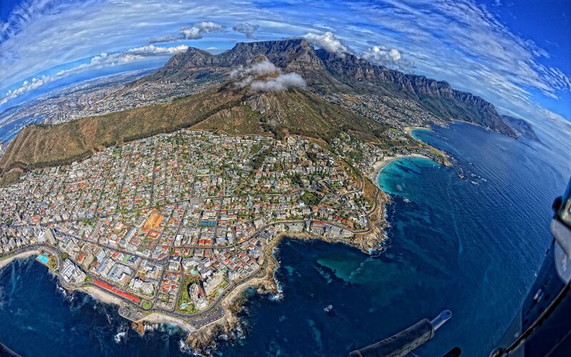Cape Town Cityscape — Blue, Dramatic, Afternoon