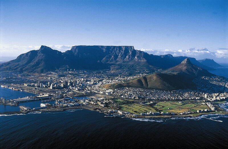 Cape Town Cityscape — Blue, Serene