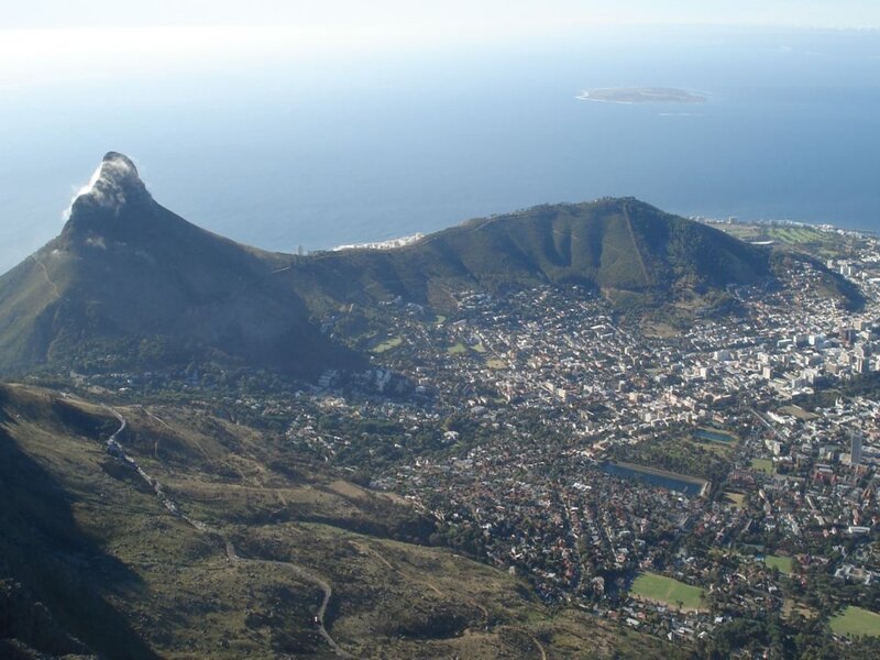 Cape Town Cityscape — Green