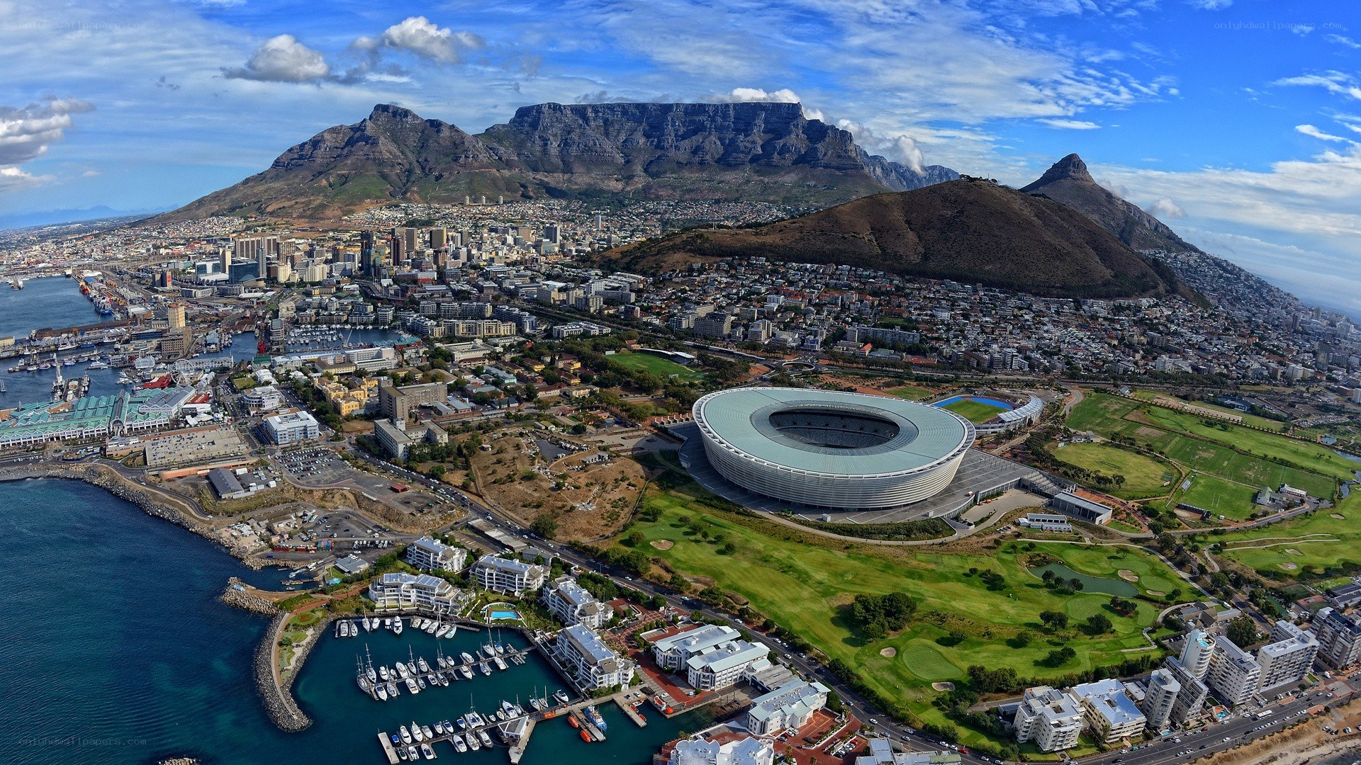 Cape Town cityscape with Table Mountain