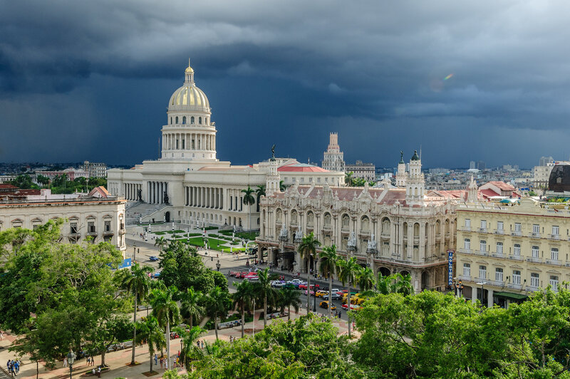 Capitol Building in Havana — Gray