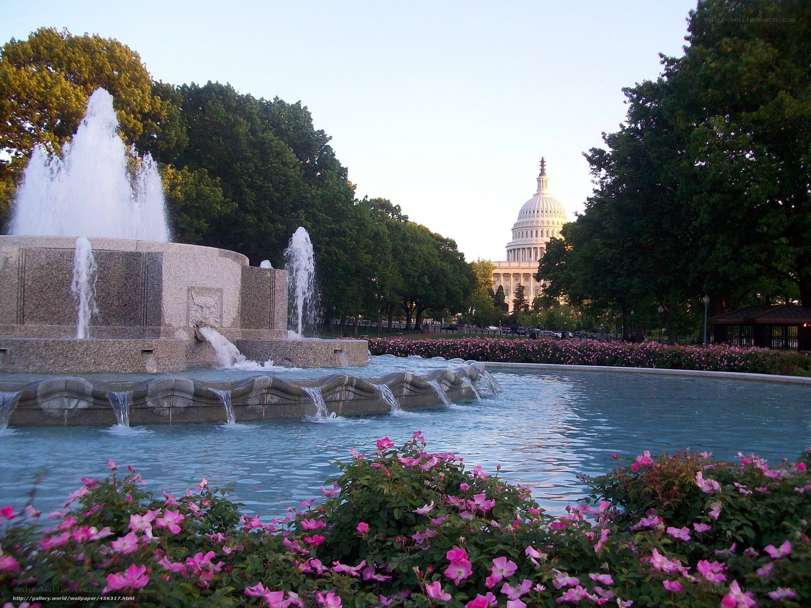 Capitol Building with Fountain