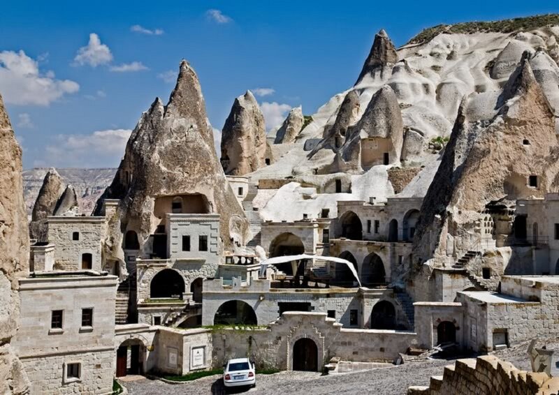 Cappadocia Rock Formations — Blue