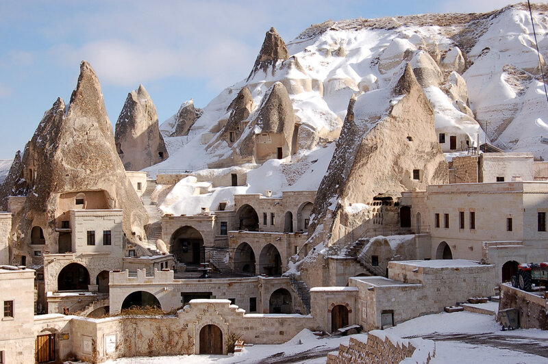 Cappadocia Rock Formations — White, Serene