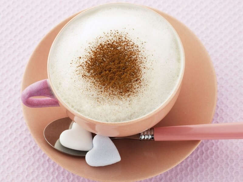 Cappuccino in a Cup — Pink, Calm