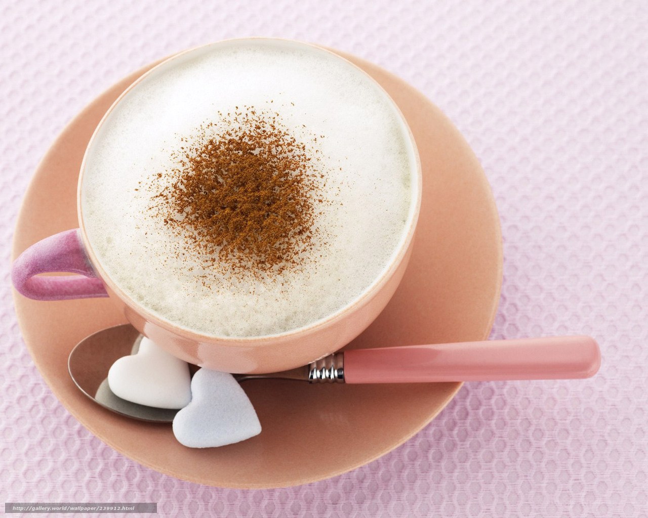 Cappuccino with cinnamon