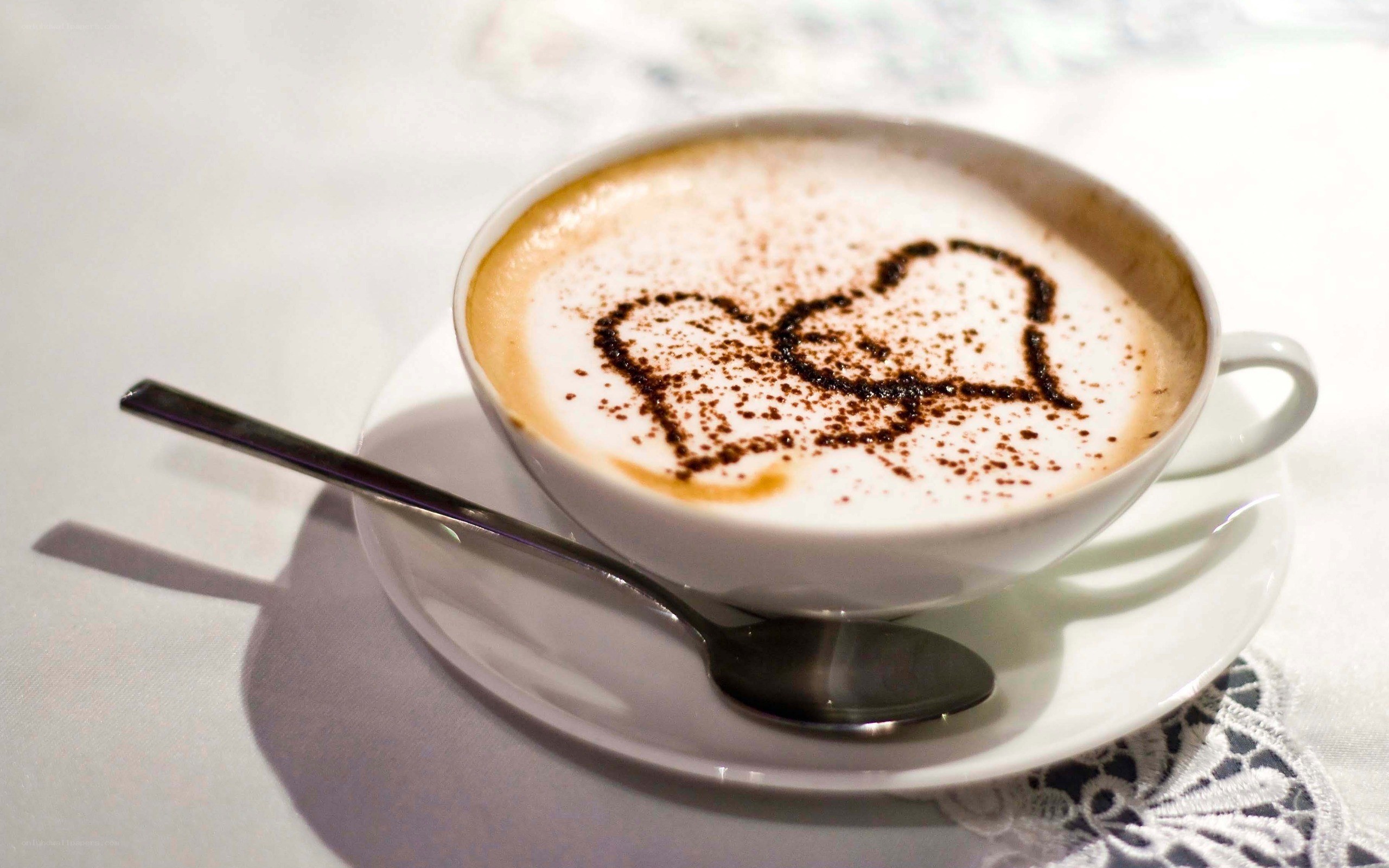 Cappuccino with heart design