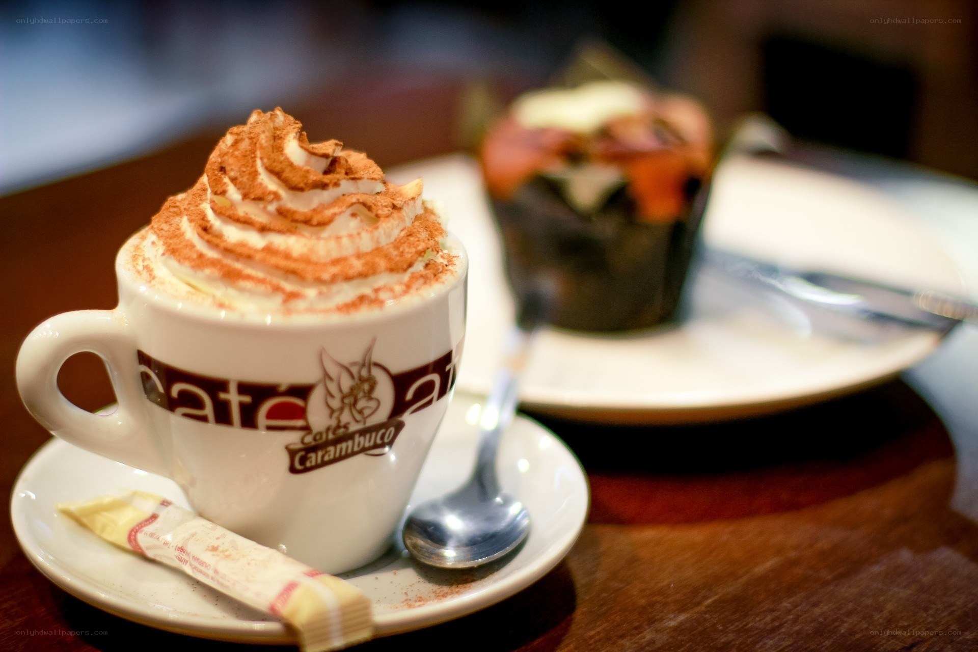 Cappuccino with whipped cream