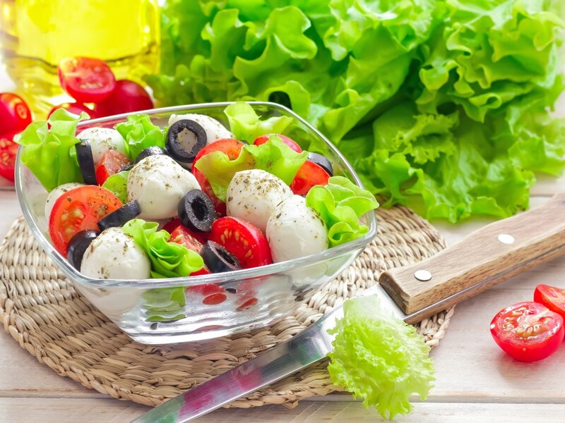 Caprese Salad in Bowl