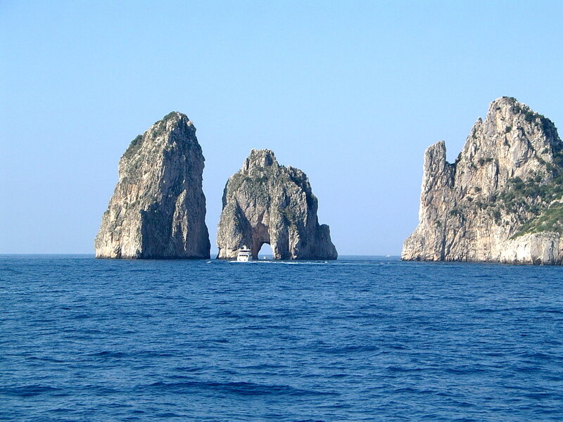 Capri's Faraglioni rocks