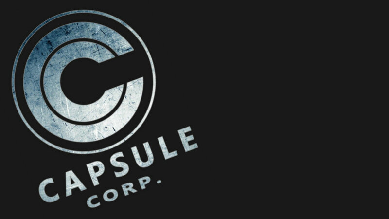 Capsule Corp Logo — Black