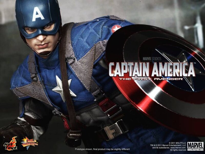 Captain America Action Figure — Blue