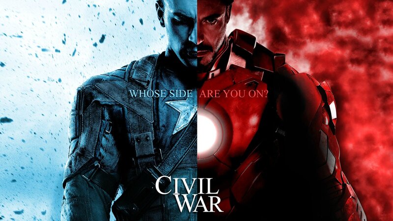 Captain America and Iron Man — Blue, Dramatic