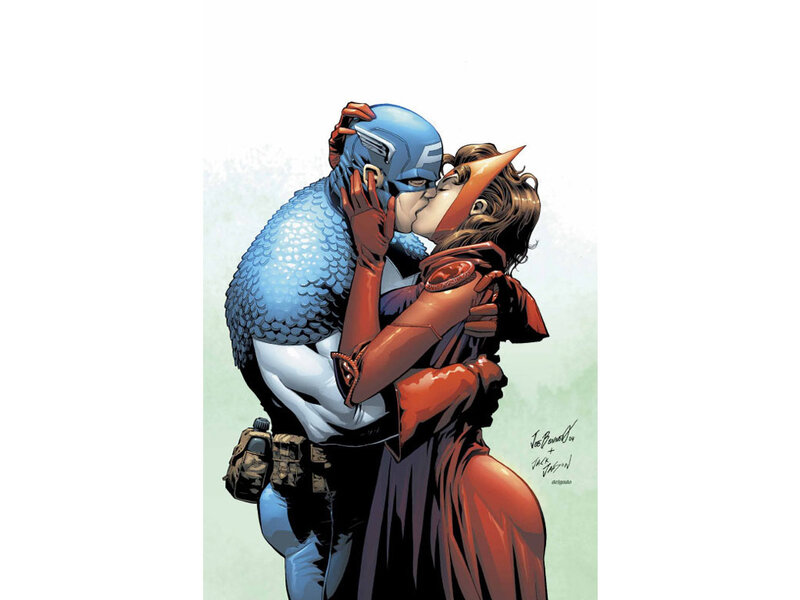Captain America and Scarlet Witch