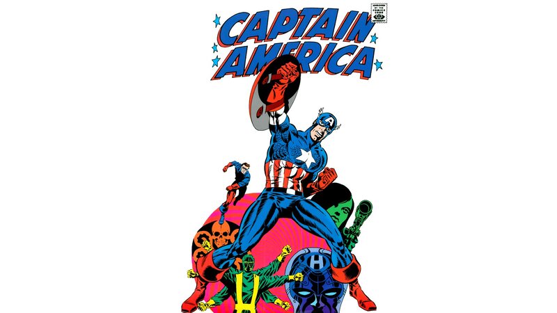 Captain America and Villains — Blue