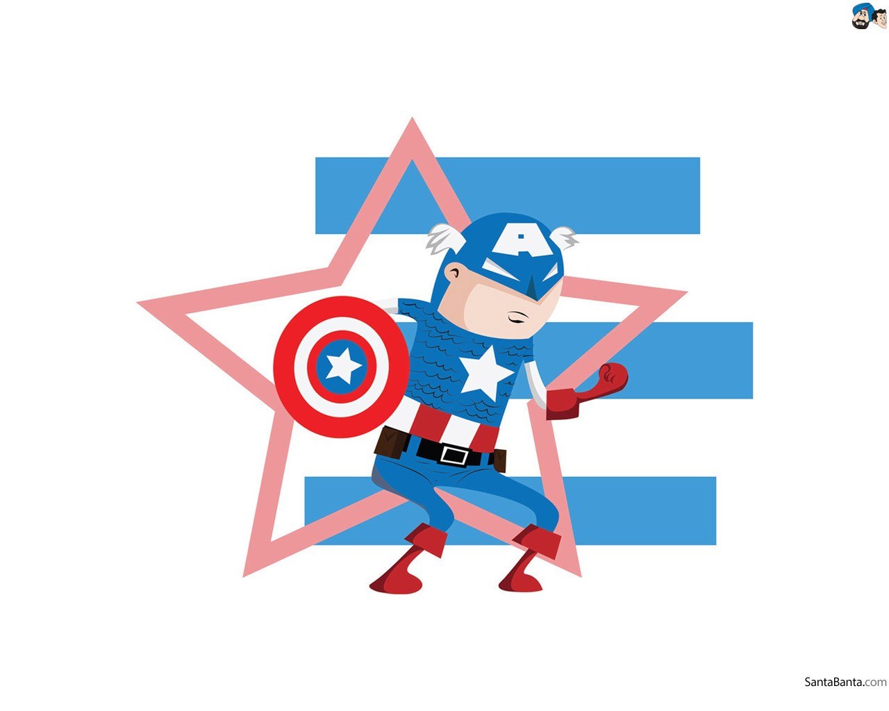 Captain America cartoon character