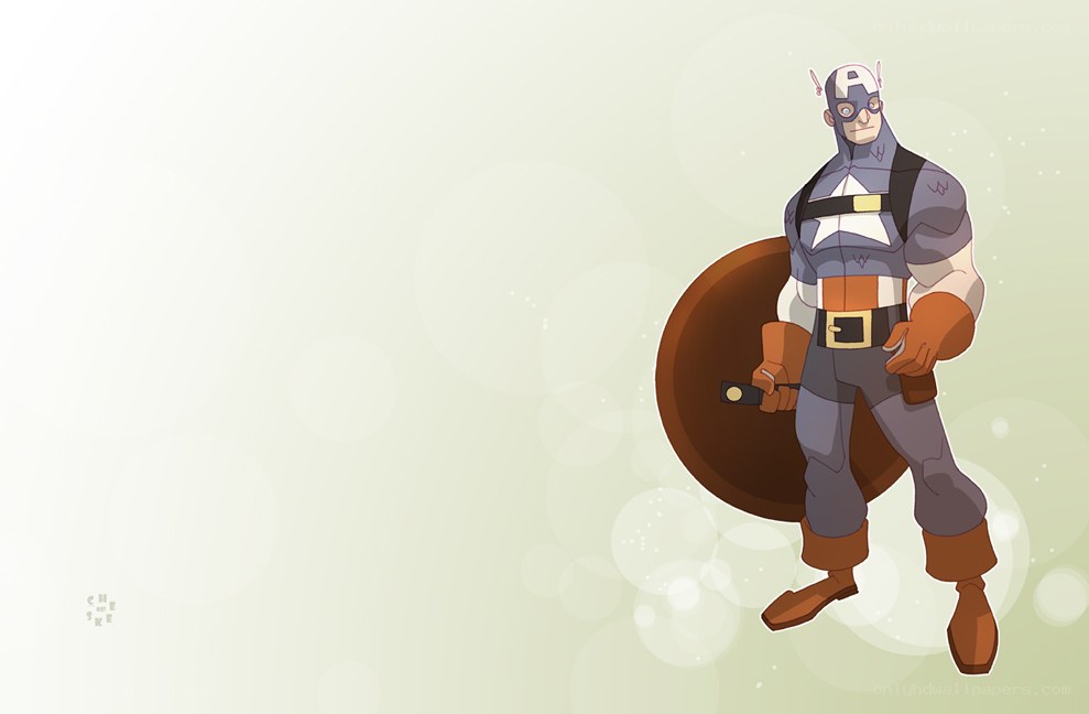 Captain America character art
