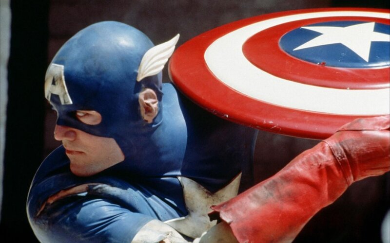 Captain America Character — Blue, Dramatic, Photograph, Shield, Costume