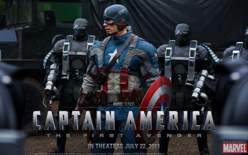 Captain America Character — Blue, Dramatic, Photograph, Shield