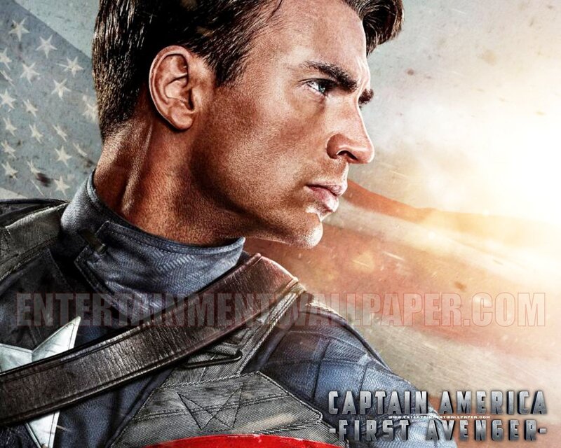 Captain America Character — Blue, Dramatic