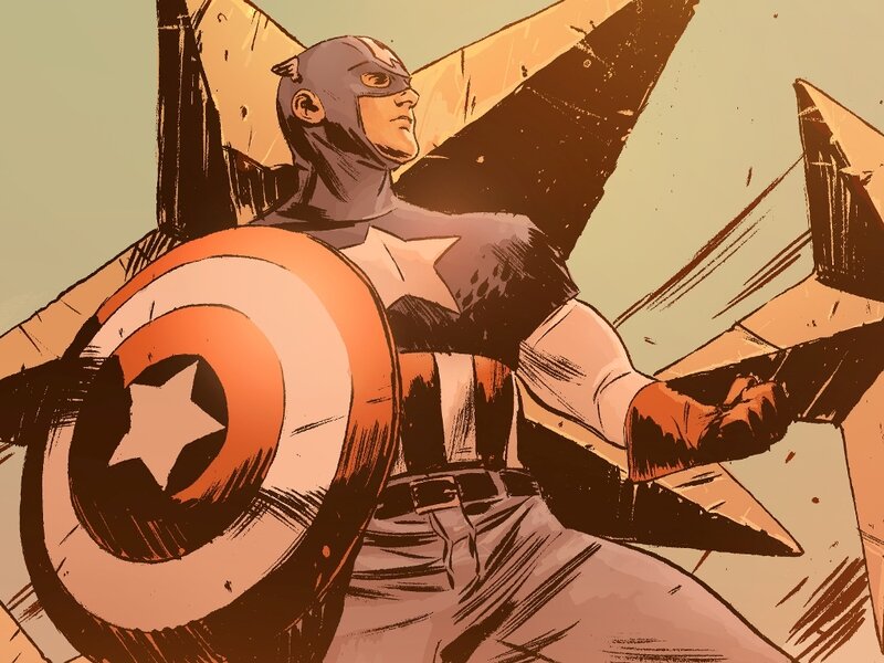 Captain America Character — Brown