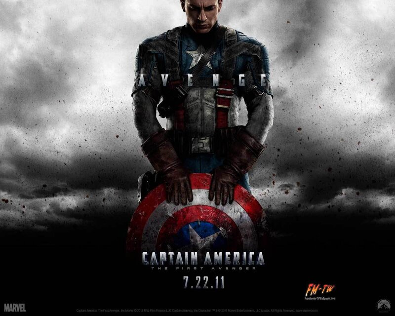 Captain America Character — Gray, Dramatic, Digital Art