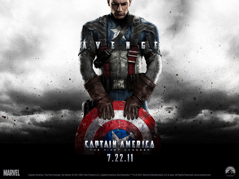 Captain America Character — Gray, Dramatic