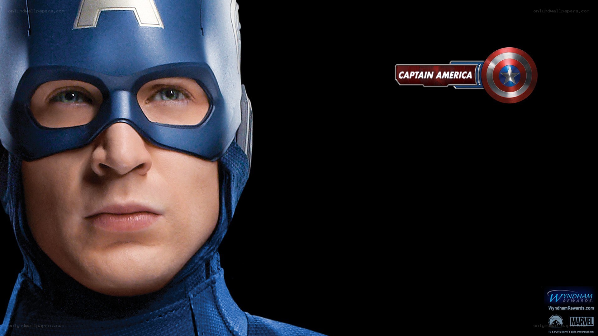 Captain America character portrait