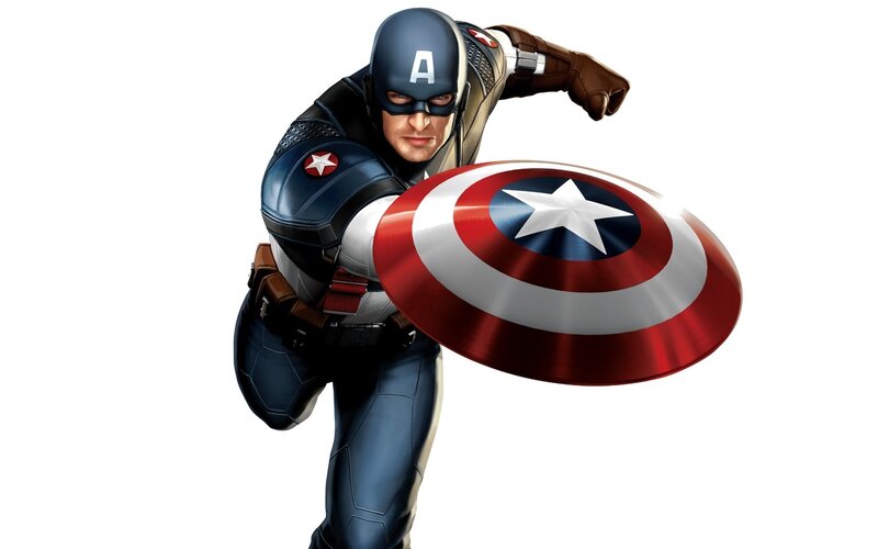 Captain America Character — Red, Action