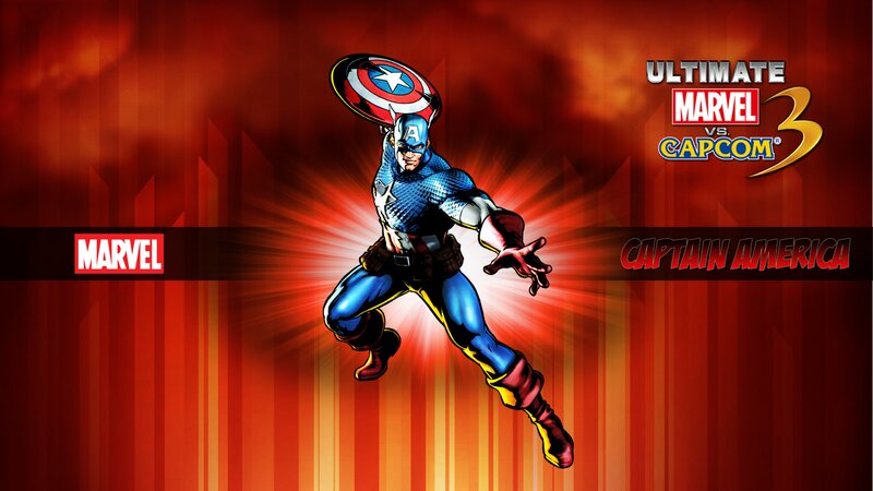 Captain America Character — Red, Dramatic, Comic