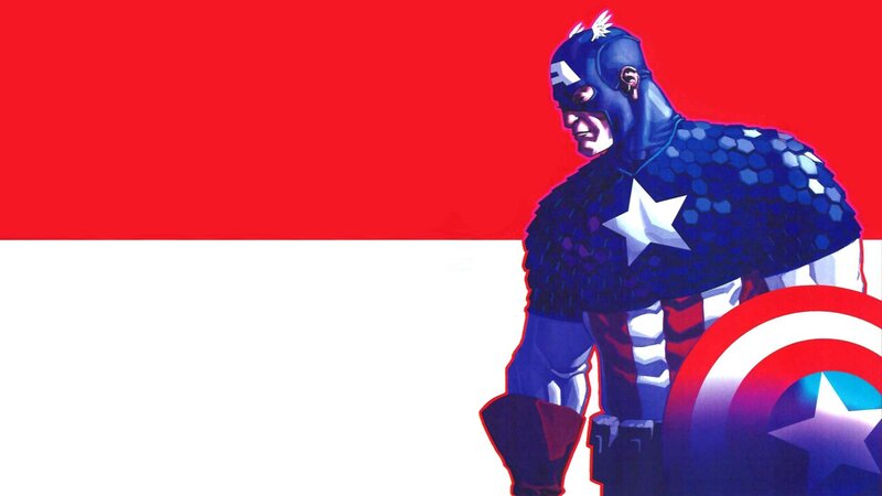 Captain America Character — Red, Patriotic, Comic