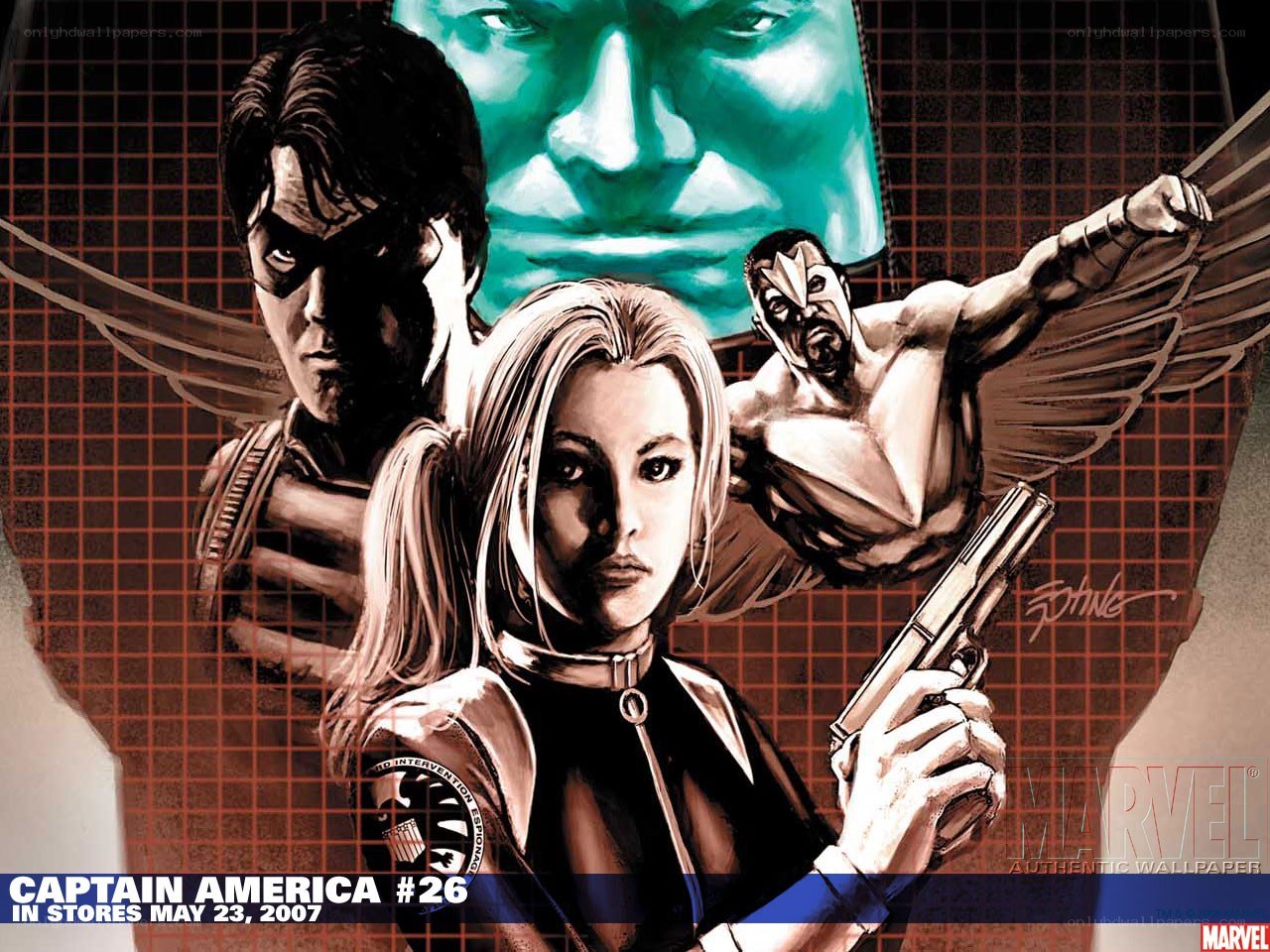 Captain America comic cover art